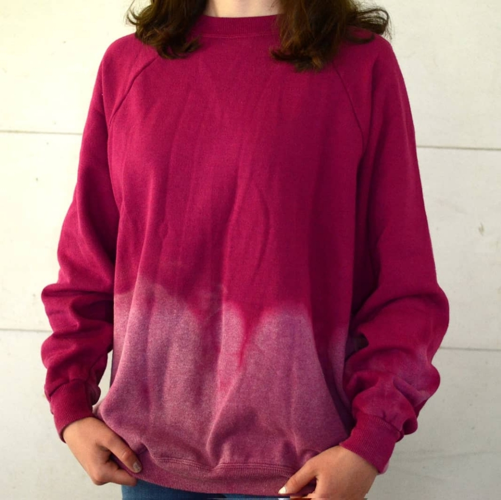 Hanes Bleach Dyed sweatshirt